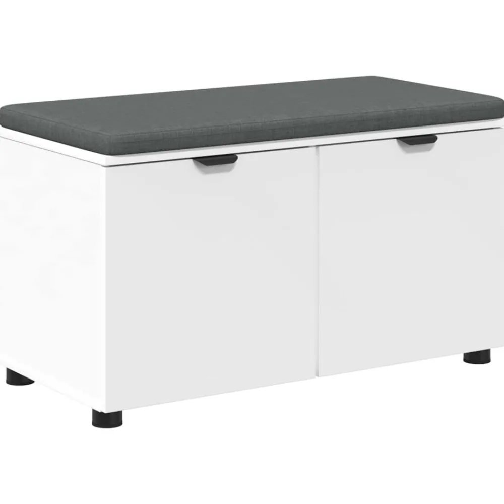Halbank 80 x 38 x 46 cm Geïndustrialiseerd hout en stof>vidaXL Best