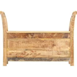 Bankjes*vidaXL Halbankje 103x33x72 cm massief mangohout