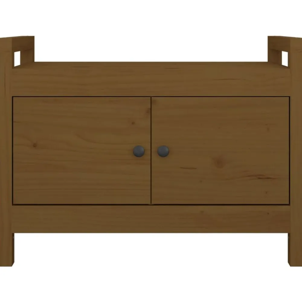 Halbankje 80x40x60 cm massief grenenhout>vidaXL Outlet