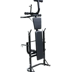 Fitness*vidaXL Halterbank zwart