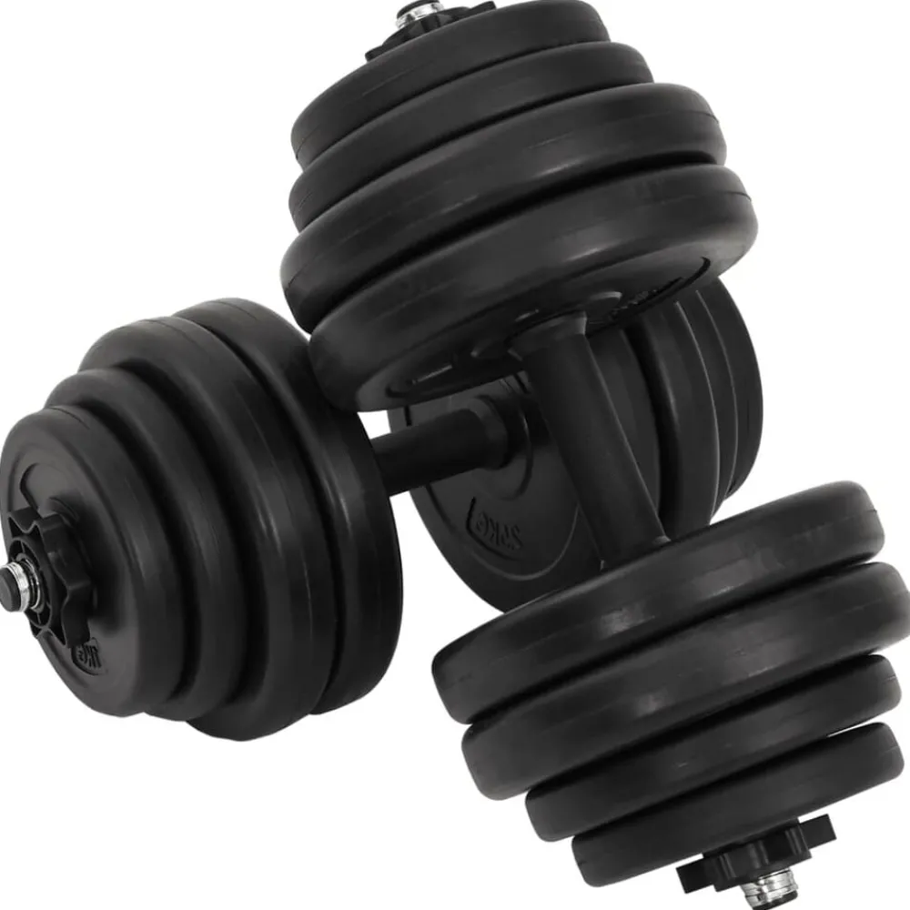 Fitness*vidaXL Halters 2x15 kg