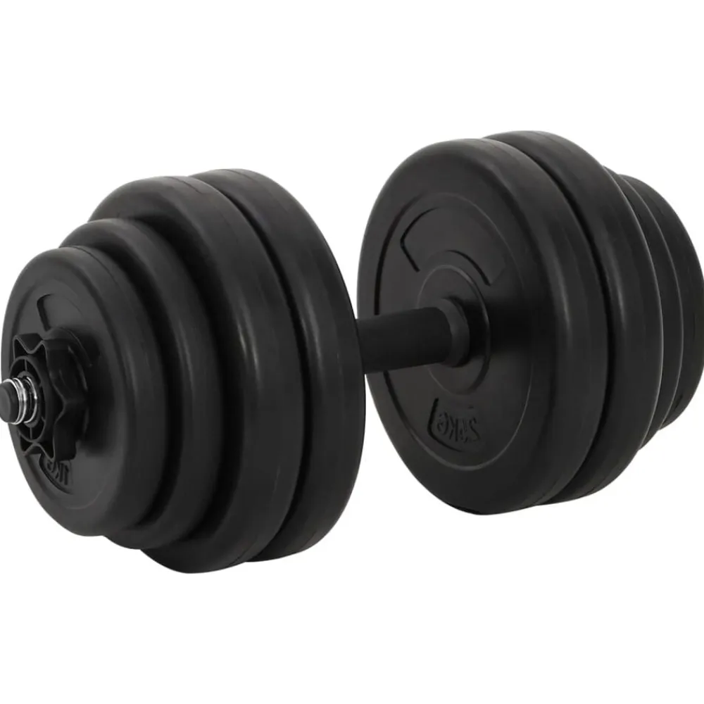 Fitness*vidaXL Halters 2x15 kg