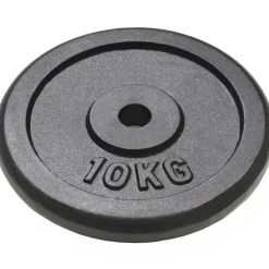 Fitness*vidaXL Halterschijven 4 st 2x10 kg en 2x5 kg gietijzer