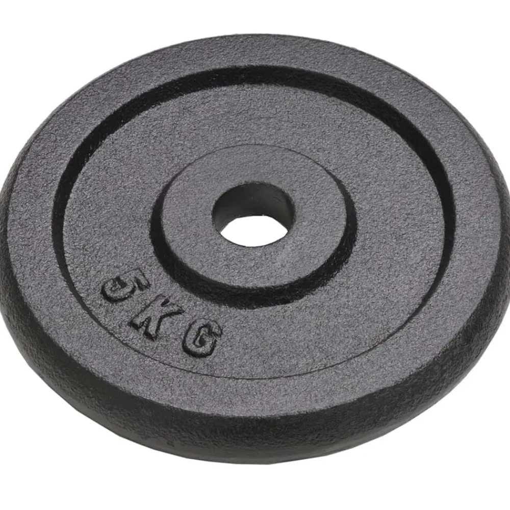 Fitness*vidaXL Halterschijven 4 st 2x10 kg en 2x5 kg gietijzer