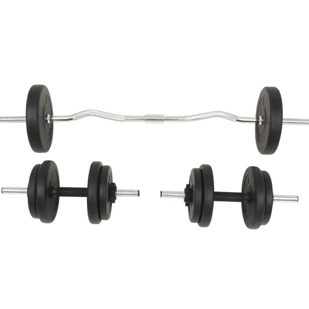 Fitness*vidaXL Halterset 30 kg