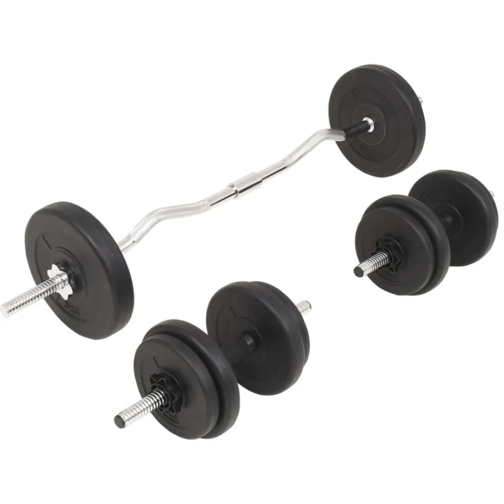 Fitness*vidaXL Halterset 30 kg