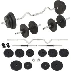 Halterset 30 kg>vidaXL Online