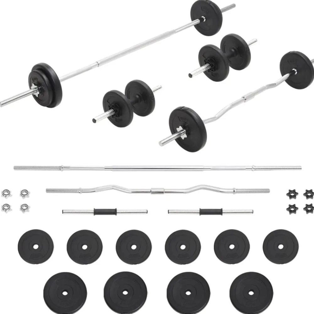 Halterset 30 kg>vidaXL