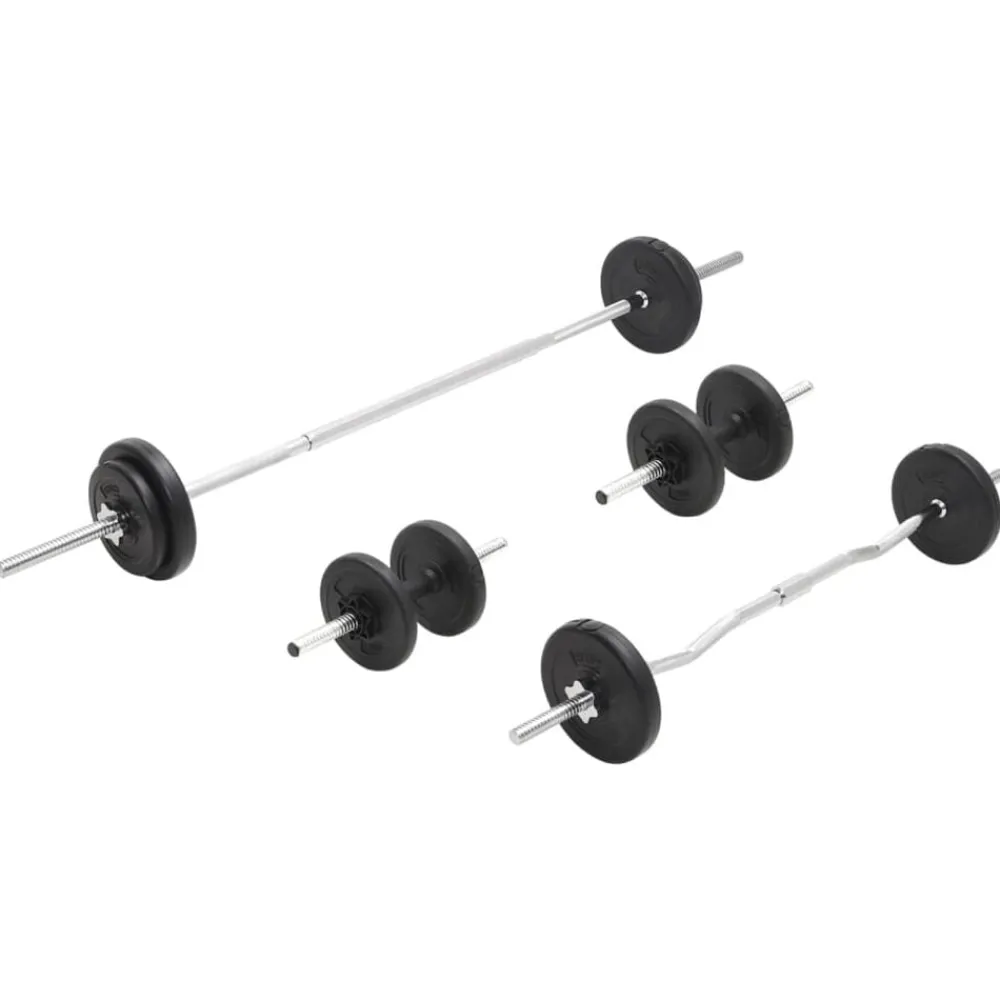 Halterset 30 kg>vidaXL