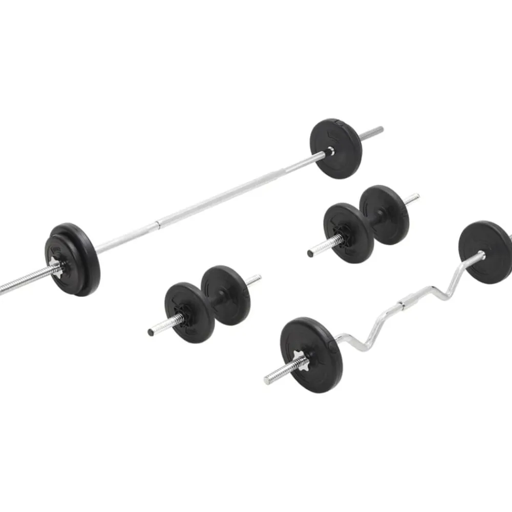 Fitness*vidaXL Halterset 30 kg