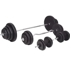 Fitness*vidaXL Halterset 120 kg