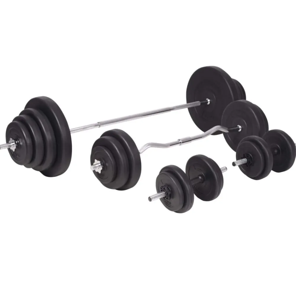 Fitness*vidaXL Halterset 120 kg