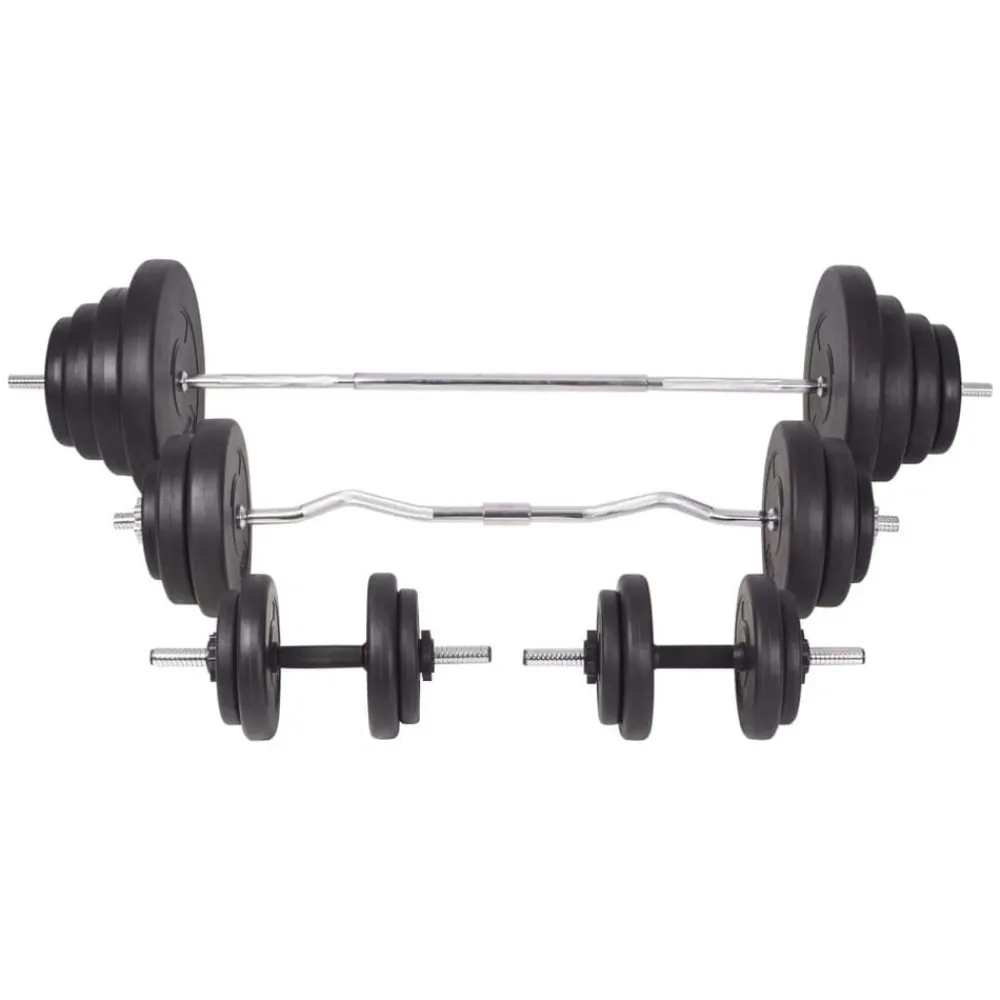 Fitness*vidaXL Halterset 120 kg