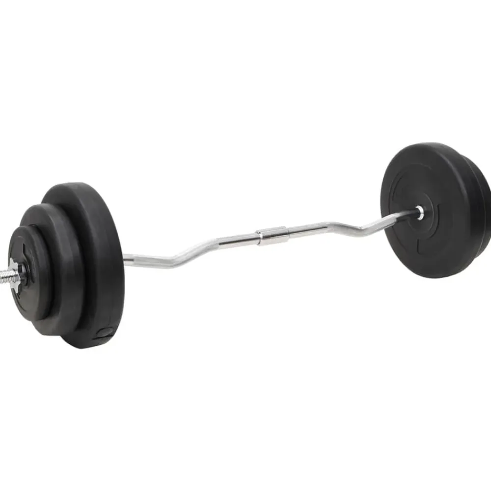 Fitness*vidaXL Halterset met gewichten 60 kg