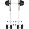 Fitness*vidaXL Halter-/squatrek met halterset 60,5 kg