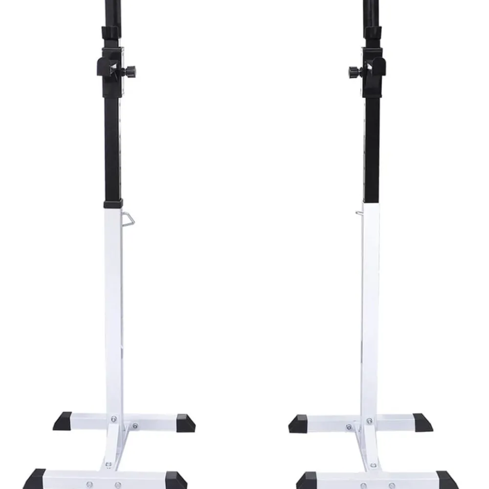 Fitness*vidaXL Halter-/squatrek met halterset 60,5 kg