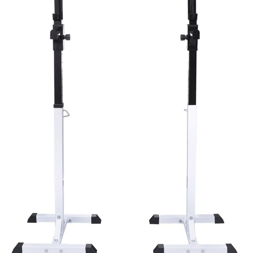 Fitness*vidaXL Halter-/squatrek met halterset 30,5 kg