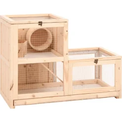 Hamsterkooi 81x40x60 cm massief vurenhout>vidaXL Sale
