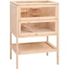 Huisdierbenodigdheden*vidaXL Hamsterkooi 55x40x80 cm massief vurenhout
