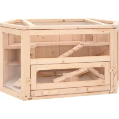 Hamsterkooi 80x40x43 cm massief vurenhout>vidaXL Best