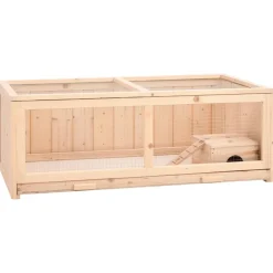 Huisdierbenodigdheden*vidaXL Hamsterkooi 104x52x38 cm massief vurenhout