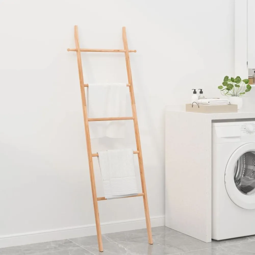 Handdoekenladder 170 cm massief walnotenhout>vidaXL Best