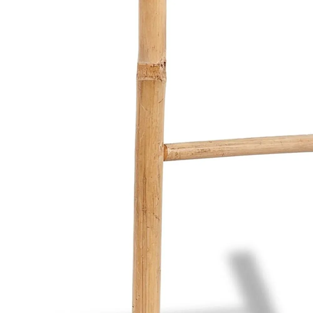 Handdoekenladder met 6 sporten bamboe>vidaXL Discount