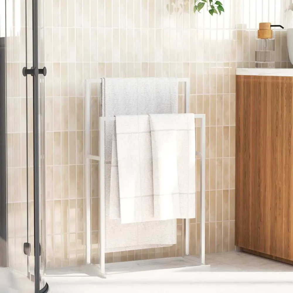 Handdoekenrek vrijstaand 48x24x78,5 cm ijzer>vidaXL Discount