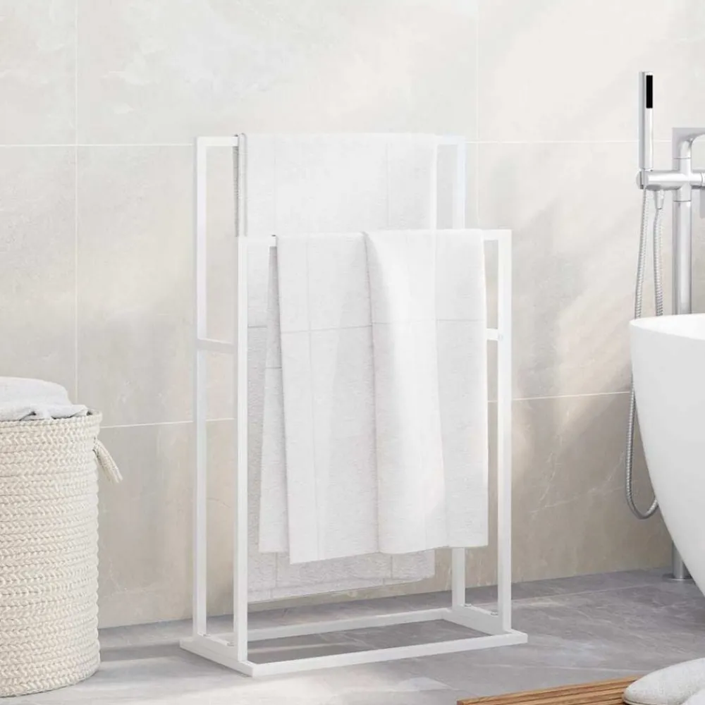 Handdoekenrek vrijstaand 48x24x78,5 cm ijzer>vidaXL Discount