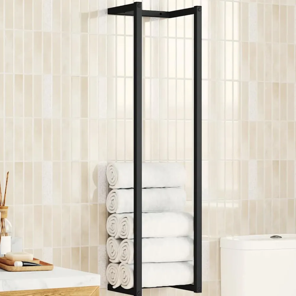 Handdoekenrek 25x20x95 cm ijzer>vidaXL Outlet