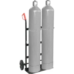 Handtrolley Zwart en Rood 63 x 43,5 x 110 cm Staal><noscript><img width=