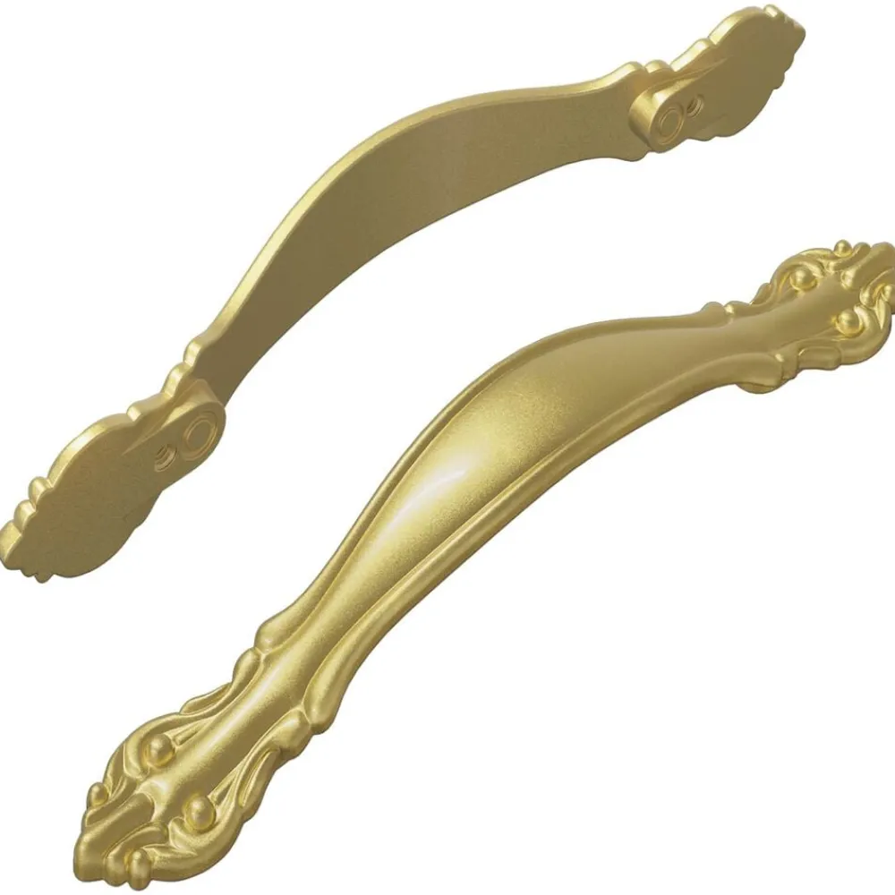 Handvat 2 pcs Goud 143 x 19,2 x 20 mm Zinklegering>vidaXL Online