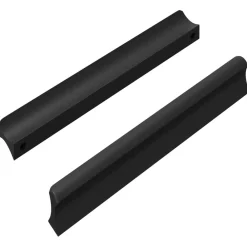 Handvat 2 pcs Zwart 106 x 7,4 x 15,5 mm Aluminium>vidaXL Discount