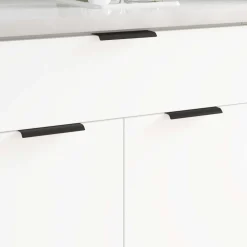 Handvat 2 pcs Zwart 120 x 39.6 x 17 mm Aluminium>vidaXL Hot