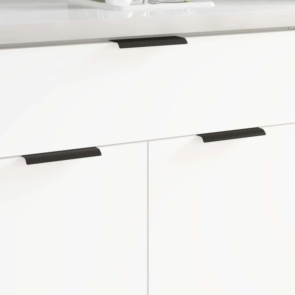 Handvat 2 pcs Zwart 120 x 39.6 x 17 mm Aluminium>vidaXL Hot