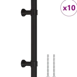 Handvatten 10 st 96 mm roestvrij staal>vidaXL New
