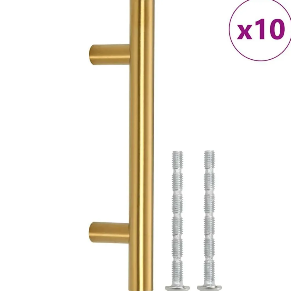 Handvatten 10 st 64 mm roestvrij staal kleurig>vidaXL Sale