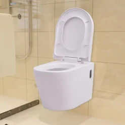 Hangend toilet keramiek>vidaXL Sale