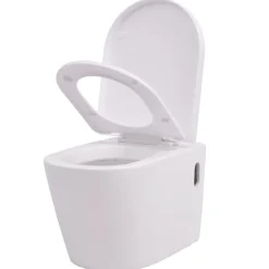 Hangend toilet met verborgen stortbak keramiek><noscript><img width=