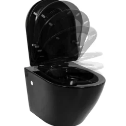 Hangend toilet randloos keramiek><noscript><img width=