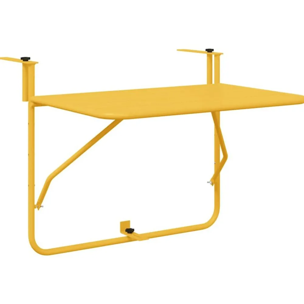 Hangende Balkon Tafel 60 x 39 x 65 cm Staal>vidaXL Hot