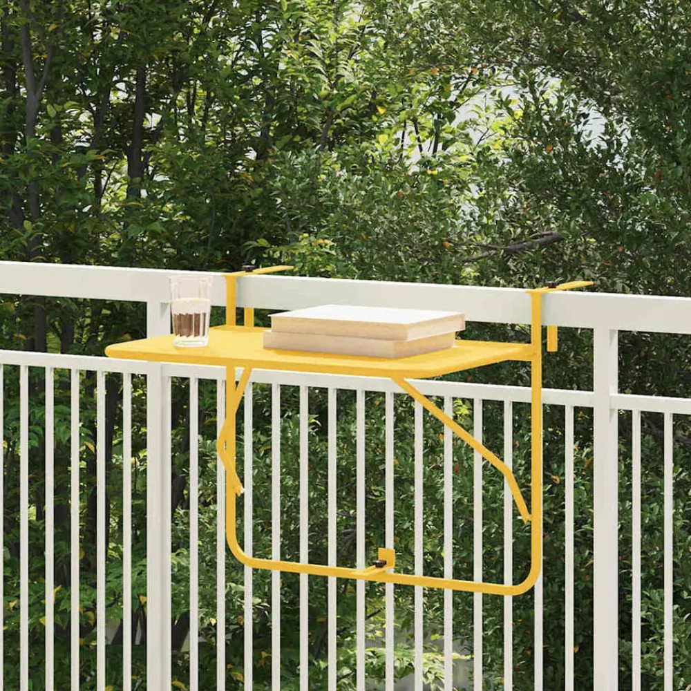 Hangende Balkon Tafel 60 x 39 x 65 cm Staal>vidaXL Hot