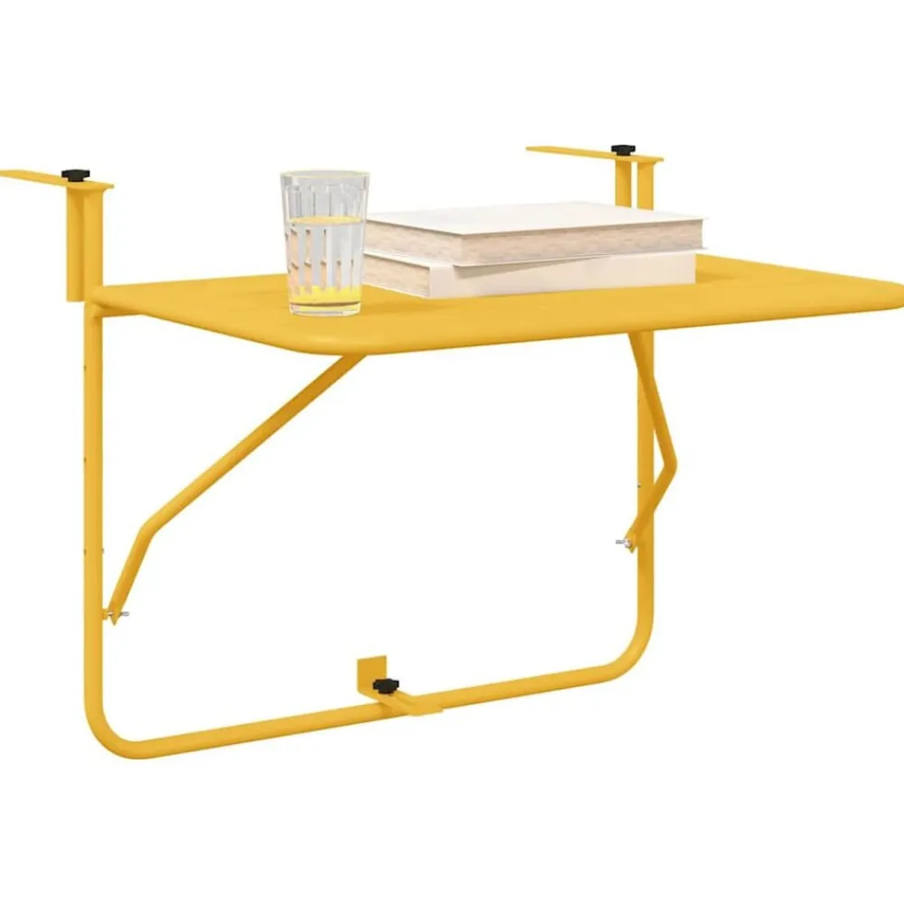 Hangende Balkon Tafel 60 x 39 x 65 cm Staal>vidaXL Hot