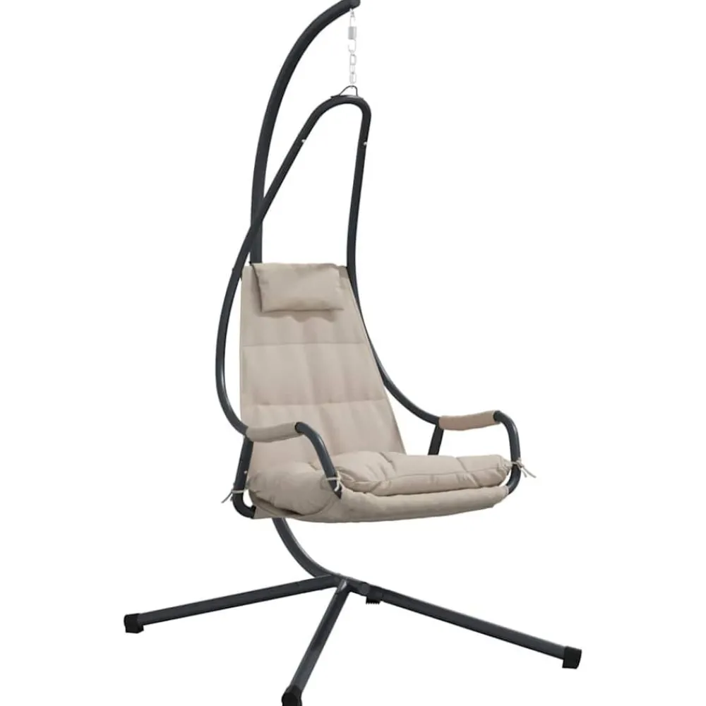 Hangende ei-stoel 94 x 107 x 196,5 cm Staal>vidaXL Best