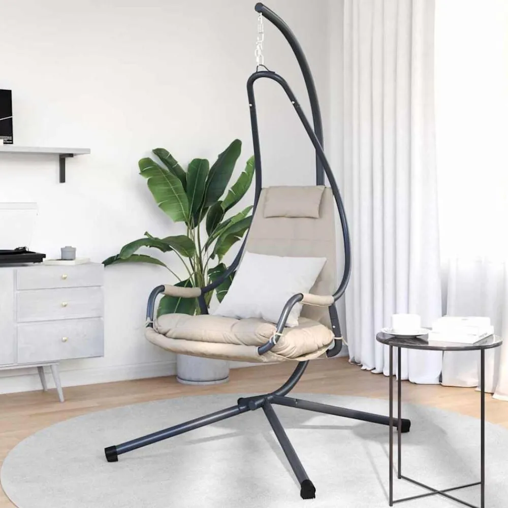 Hangende ei-stoel 94 x 107 x 196,5 cm Staal>vidaXL Best