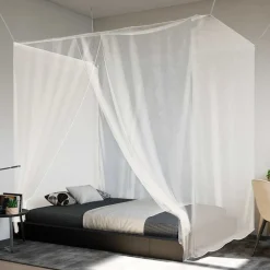 Hangende klamboe 156 gaas 220x100x150 cm wit>vidaXL Online
