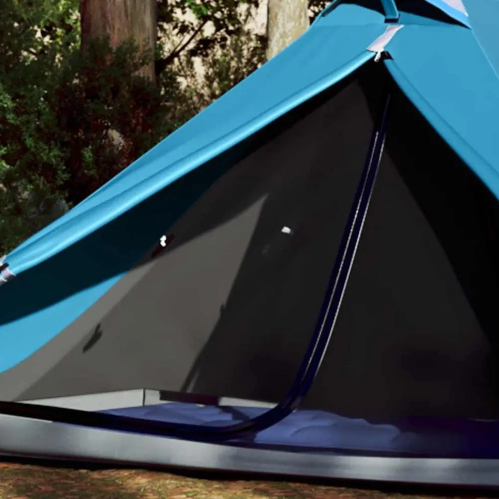 Buitensport*vidaXL Hangende tipi tent 1-persoons waterdicht Blauw