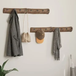 Huishoudelijke Benodigdheden*vidaXL Hanger Bruin 50 x 8 x 12 cm Massief Gerecycled Hout