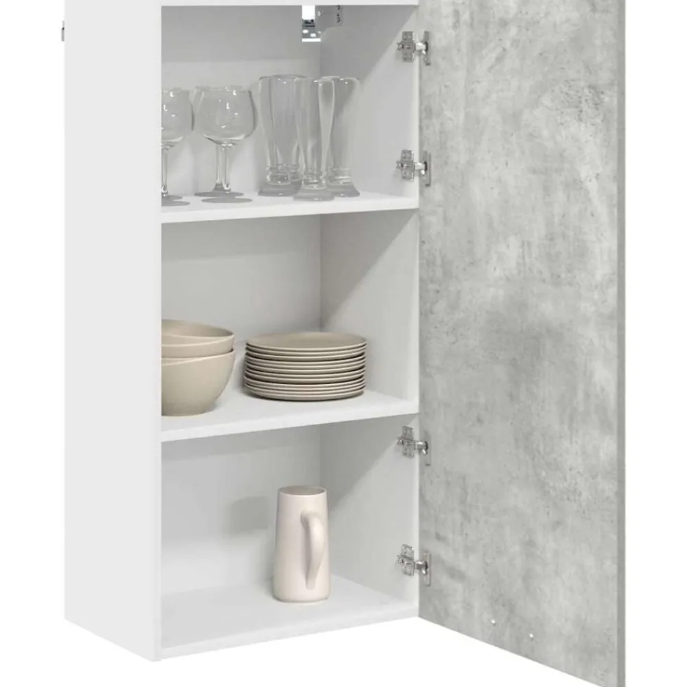 Hangkast en Wit 50 x 31 x 100 cm Bewerkt hout>vidaXL Online