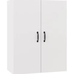 Kasten & Opbergmeubelen*vidaXL Hangkast 69,5x34x90 cm bewerkt hout Wit